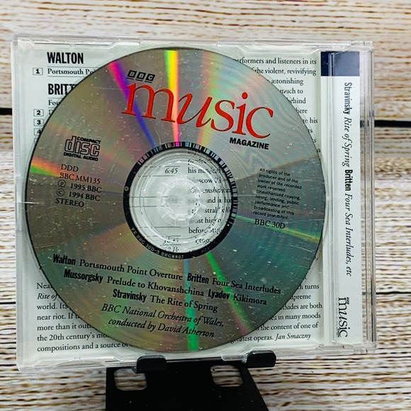 Stravinsky - Rite of Spring Britten Four Sea Interludes [1995 CD Slim BBC Music‎ - Picture 2 of 4